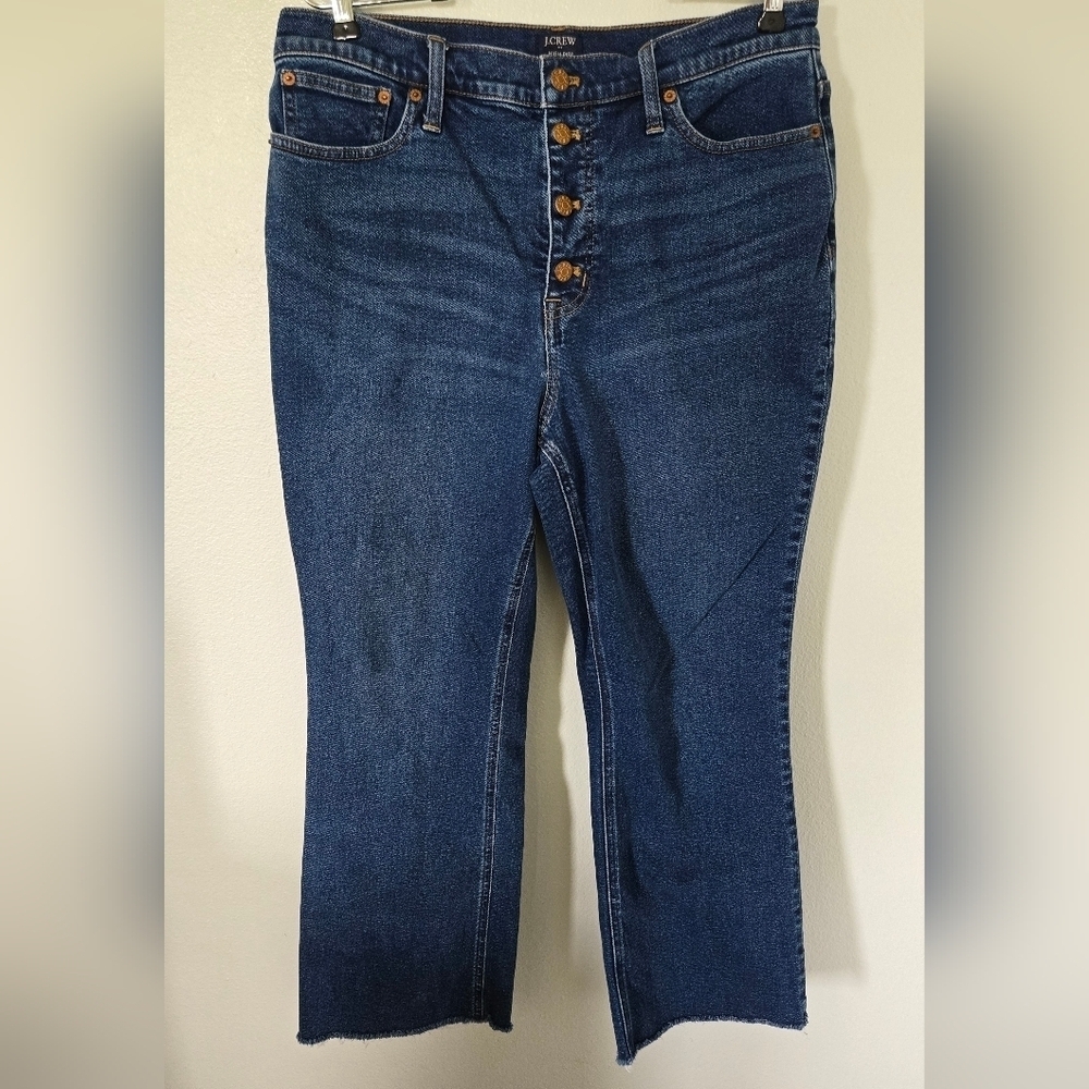 J. Crew | High Rise Flare Crop Jeans Size 31